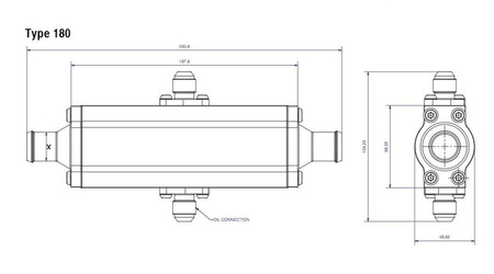 Mocal - Laminova oil cooler (heat exchanger)