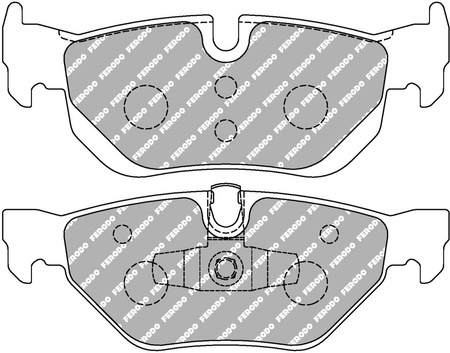 Klock hamulcowe Ferodo Racing DSUNO tylne FCP1807Z BMW 1 E81 E82 E87 3 E90 E91 E92 E93 Saloon Touring X1 E84 