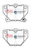 Brake Pads Street Series Ceramic rear - DB1429SS TOYOTA Celica ZZT230 ZZT231 Corolla Verso Prius NHW11 NHW20 Will ZZE127 ZZE128 ZZE129 Yaris XP10 NCP10 JT NCP13 NLP10 SCP10 SCP12 VNK