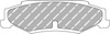 Ferodo Racing DS2500 brake pad rear FCP1563H CHEVROLET Corvette Corvette C6 
