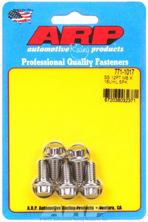 ARP M8 x 1.25 x 16 12pt SS bolts (5pcs)