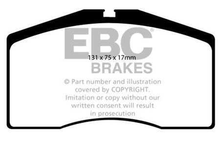 DP3997C - Zestaw klocków hamulcowych seria REDSTUFF EBC Brakes
