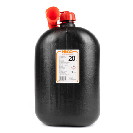 Kanister plastikowy czarny 20L IRP