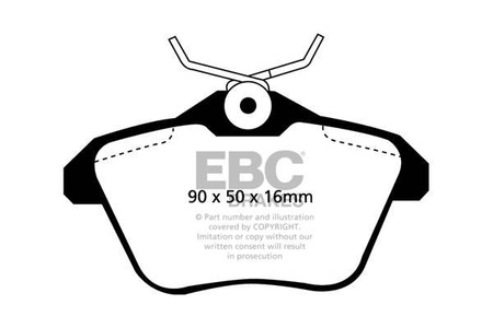 DP1096 -EBC Brakes ULTIMAX2 sorozatú fékbetét készlet