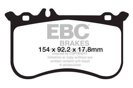 DP32138C - Zestaw klocków hamulcowych seria REDSTUFF EBC Brakes
