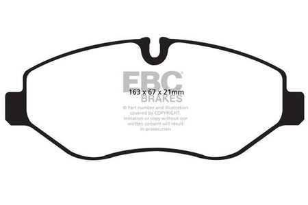 DP1980 - Ein Satz Bremsbeläge serie ULTIMAX2 EBC Brakes