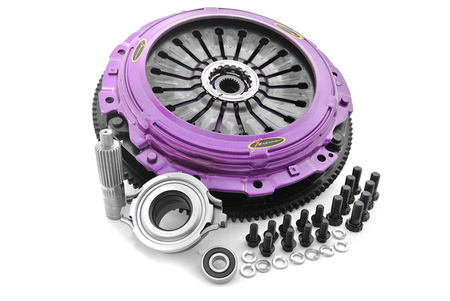 Xtreme Performance Subaru Impreza / WRX - 230mm Carbon Twin Plate Clutch Kit Incl Flywheel 1670Nm