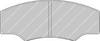 Ferodo Racing DS2500 brake pad front FRP218H CITROEN Saxo