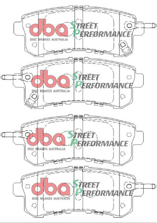 Brake Pads Street Performance rear - DB2244SP INFINITI QX80 NISSAN Patrol Y62