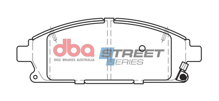 Brake Pads Street Series Ceramic front - DB1333SS NISSAN Elgrand E50 E51 X-Trail
