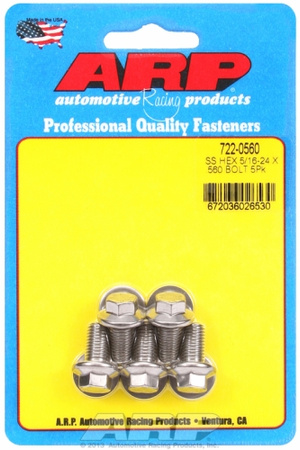 Śruby ARP "5/16""-24 x .560 hex SS bolts" (5pcs)