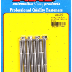 ARP Holley Float Bowl kit w/duel metering block