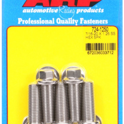 Śruby ARP "7/16""-20 x 1.250 hex SS bolts" (5pcs)