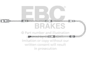 EFA159 - Czujnik zużycia klocków hamulcowych EBC Brakes