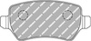 Ferodo Racing DS2500 Hinterradbremsbelag FCP1521H CHEVROLET Astra Hatchback Saloon Corsa Estate CHRYSLER Concord KIA Venga ASTRA G Convertible Saloon H GTC TwinTop CORSA C MERIVA B ZAFIRA A B VAUXHALL Mk IV G Convertible V H Sport Hatch H ASTRAVAN G CORSA