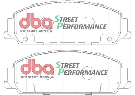 DBA fékbetétek Street Performance első fékbetétek Hawk HB606x.650 - DB1765SP BITTER Vero CHEVROLET M.East S.Africa HOLDEN Aust NZ