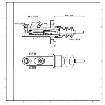Hydrauliczny hamulec ręczny RRS Stalowy Pionowy + POMPA !