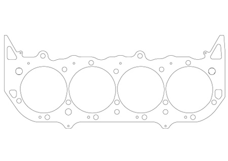 Athena Zylinderkopfdichtung 454-502 V/VI 117,6 TH.1MM