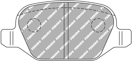 Klocki hamulcowe Ferodo DS Performance tylne FDS1349 ALFA ROMEO 147 937 156 932 Sportwagon GT LANCIA Dedra 835 DEDRA SW Lybra 839AX LYBRA 839BX