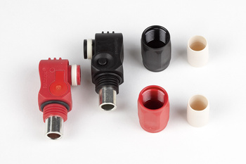 Haltech Plug set only - Surlok connectors red and black 120A - HT-030031