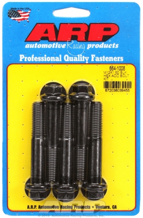 ARP Bolt Kit M12 x 1.50 x 70 Black Oxide Hex