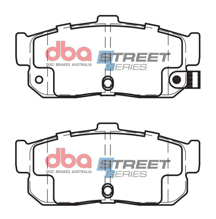 Brake Pads Street Series Ceramic rear - DB1247SS NISSAN Aust NZ S.Africa Sentra Sabre 100NX Almera Maxima Primera W10 Pulsar QX Sunny N14