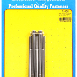 Śruby ARP "1/4""-28 x 4.000 hex SS bolts" (5pcs)