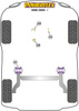 Tuleja mocowania tylnej belki  Powerflex Road Series Fiat 500L (2012 - ) PFR16-710