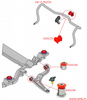 Zestaw tulei zawieszenia - MPBS: 6505201 Volkswagen Transporter T5, T6