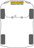 Zestaw śrub regulacji kąta pochylenia PowerAlign (12mm x 60mm) Powerflex road+black Nissan Terrano II R50 (1995 - 2005) PFA100-12