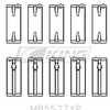 King pagrindinio guolio apvalkalas TOYOTA 4AGE, 4AGZE, 16V 1.6L - MB5527XP STDX