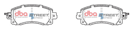 Brake Pads Street Series Ceramic front - DB15042SS SUBARU Impreza XV