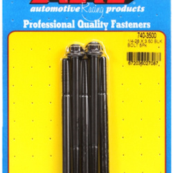 Śruby ARP "1/4""-28 x 3.500 12pt black oxide bolts" (5pcs)
