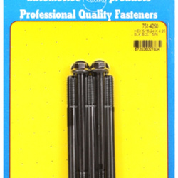 Śruby ARP "5/16""-24 x 4.250 hex black oxide bolts" (5pcs)