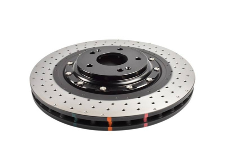 DBA disc brake 5000 series - Cross Drilled/Dimpled front - DBA53148BLKXD HYUNDAI i-30 N PD