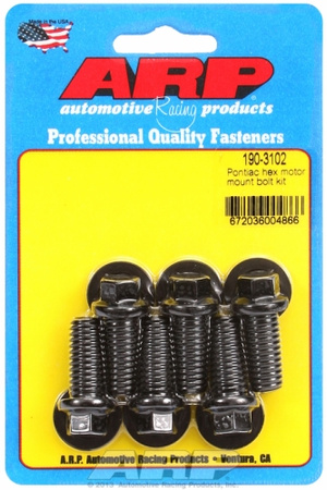 ARP Pontiac hex motor mount bolt kit