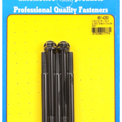ARP "5/16""-18 X 4.250 hex black oxide bolts" (5pcs)