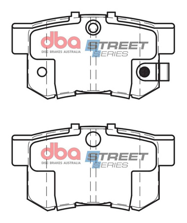 DBA Brake Pads Utcai sorozat hátsó fékbetétek Kerámia - DB1142SS