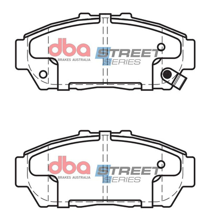 Bremsbeläge vorne DBA Brake Pads Street Series Ceramic - DB1292SS HONDA Integra Not UK DB6 DB7 DB8 DC1 DC2