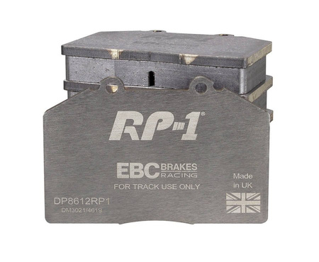 DP8612RP1 - Zestaw wyścigowych klocków hamulcowych seria RP-1 Racing EBC Brakes