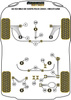 Zewnętrzna tuleja dolnego tylnego wahacza  Powerflex Black Series Audi A3 / S3 / RS3 & A3 / S3 / RS3 8V (2013 - 2020)\A3 / S3 MK3 8V 125PS plus (2013 - 2020) Multi Link PFR85-817BLK