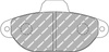 Ferodo Racing DS3000 brake pad front FCP925R FIAT Cinquecento Punto 176 PUNTO 188 Seicento AUTO POLAND LANCIA Y 840A Y10
