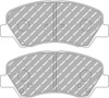 Ferodo Racing DS2500 brake pad front FCP4623H HYUNDAI ACCENT IV RB Saloon V HC ELANTRA MD UD i20 ACTIVE IB GB II GB IB GB Hatchback Van SOLARIS HCR KIA CARENS IV CERATO III YD RIO UB YB SC FB SC FB 