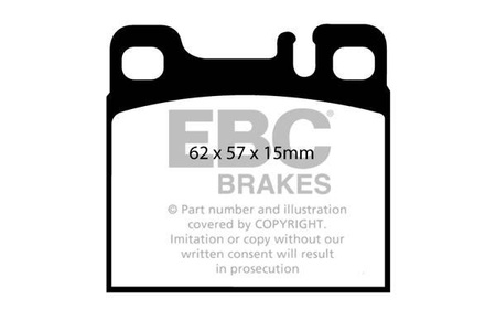 DP1027 - Zestaw klocków hamulcowych seria ULTIMAX2 EBC Brakes