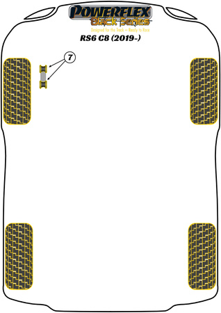 Przednia tuleja łącznika drążka stabilizatora 10mm Powerflex Black Series Audi A6 / S6 / RS6 & A6 / S6 / RS6 C8 (2018 on)\RS6 C8 PFF3-913-10BLK