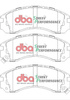 Bremsbeläge vorne DBA Brake Pads Street Performance Hawk HB214x.618 - DB1223SP CITROEN C-Crosser Enterprise MITSUBISHI Aust NZ Challenger Chariot Delica Eclipse FTO Galant L 200 86-96 96-06 Lancer Evo 1 2 3 4 5 6 7 8 Legnum Outlander Pajero RVR Shogun