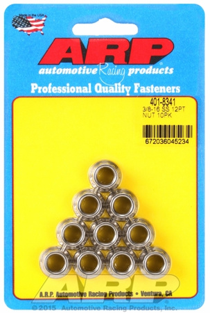 ARP 3/8-16 SS 12pt nut kit