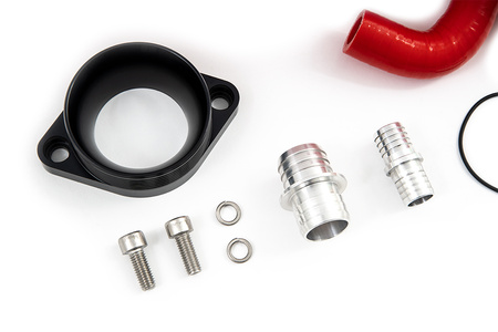 Silikonowy przewód turbosprężarki TIP + adapter Forge do Renault Megane RS 280/300