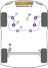 Rear Beam Rear Mounting Bush Powerflex Polyurethane Bush Road Series Citroen DS4 (2010-on) PFR50-610