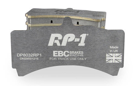 DP8032RP1 - Zestaw wyścigowych klocków hamulcowych seria RP-1 Racing EBC Brakes